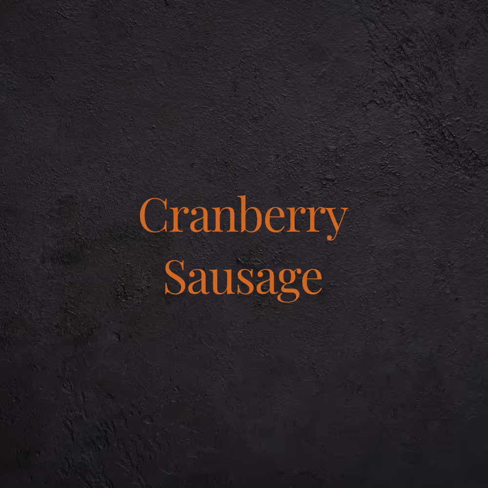 Cranberry Sausage