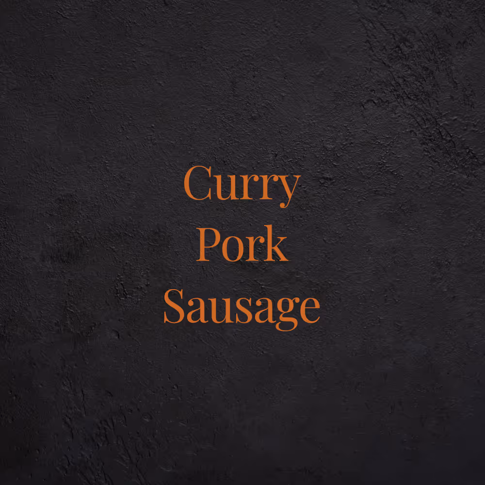 Curry Pork Sausage