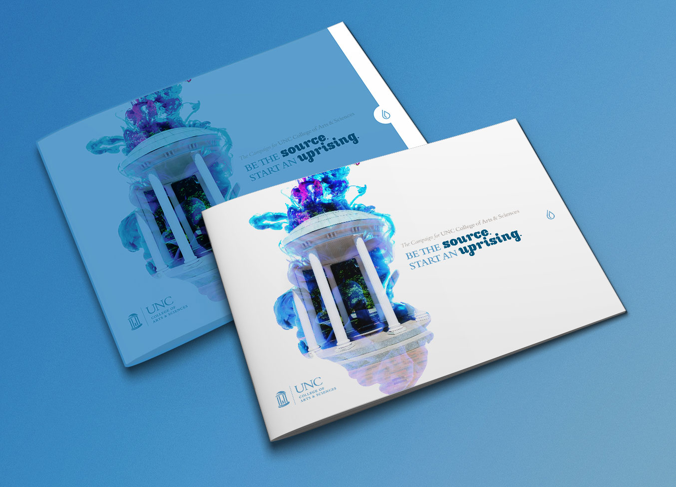 UNC CoA&S brochure cover and slipcover