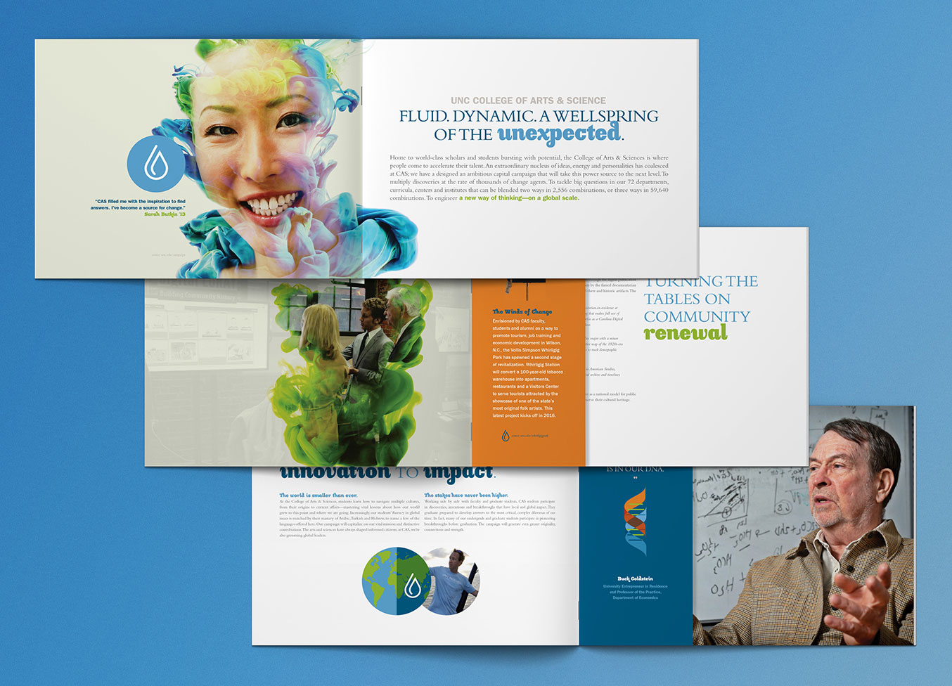UNC CoA&S brochure spreads