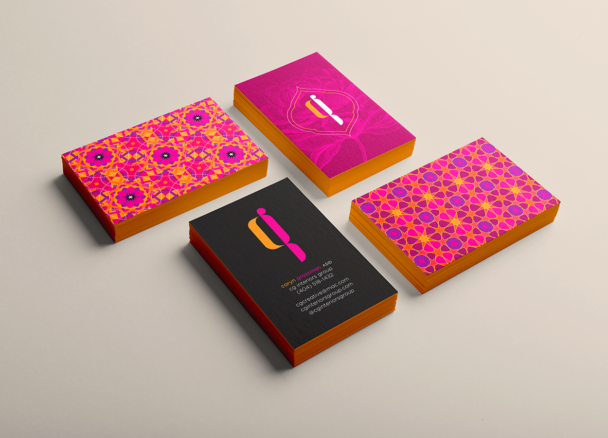 CGIG business card with multiple backs