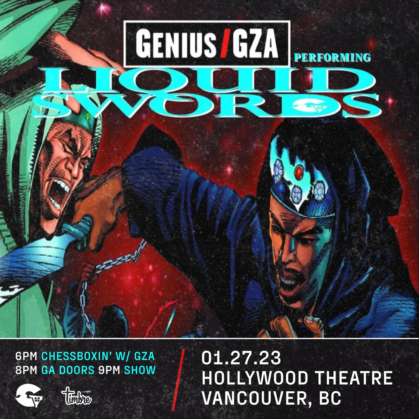 GZA - Performing LIQUID SWORDS