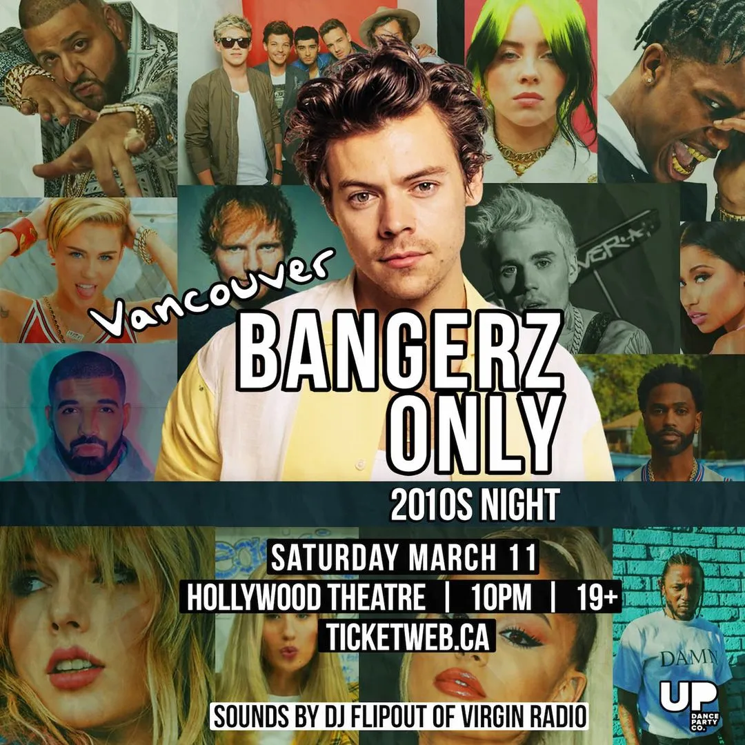 Bangerz Only: 2010s Night