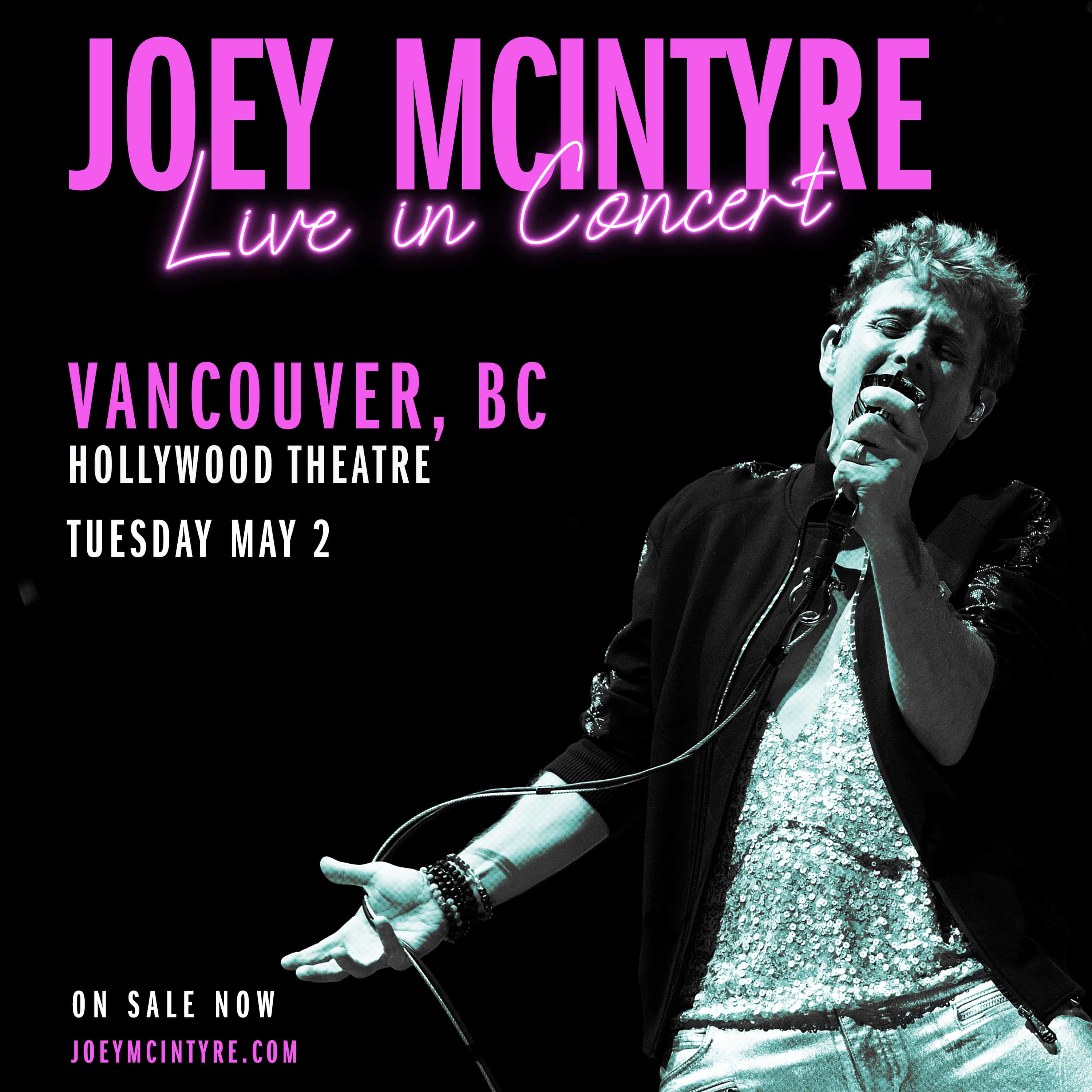 JOEY MCINTYRE Live In Concert