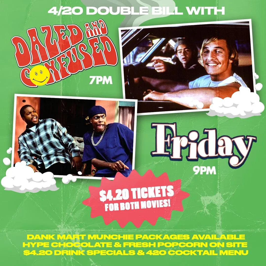 Munchies & A Movie - 4/20 Double Bill