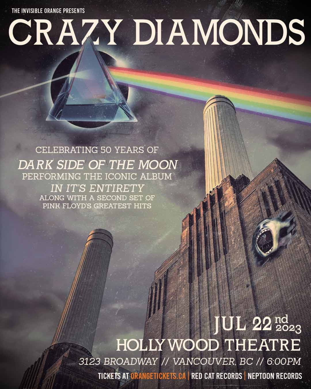 CRAZY DIAMONDS - The Vancouver Premiere Pink Floyd Tribute