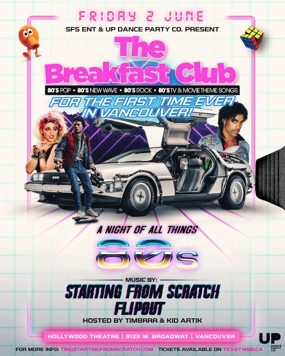 The Breakfast Club 80s Dance Party w/ DJ Starting From Scratch and Flipout