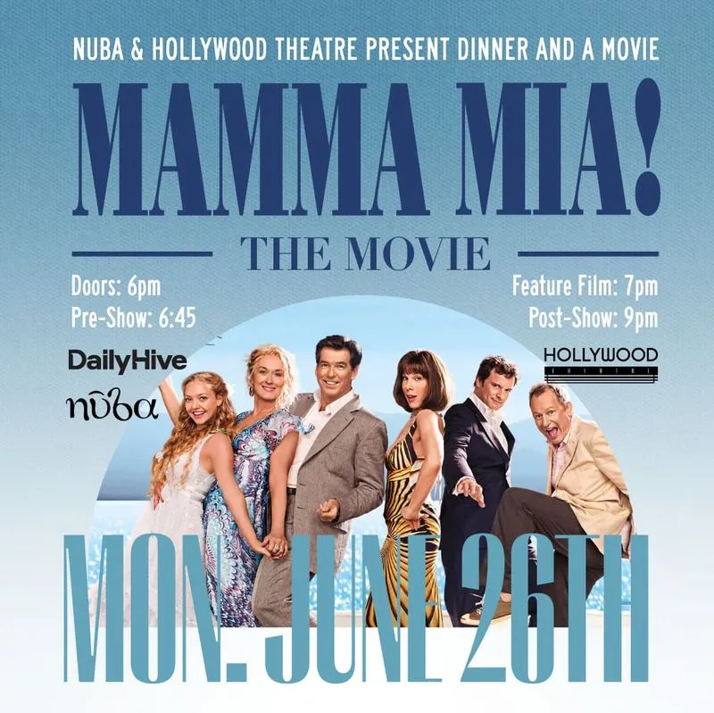 Dinner And A Movie: Mamma Mia
