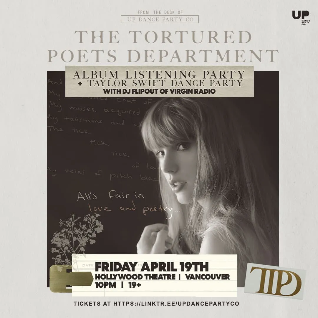 The Tortured Poets Department: Listening Party + Taylor Swift Dance Party