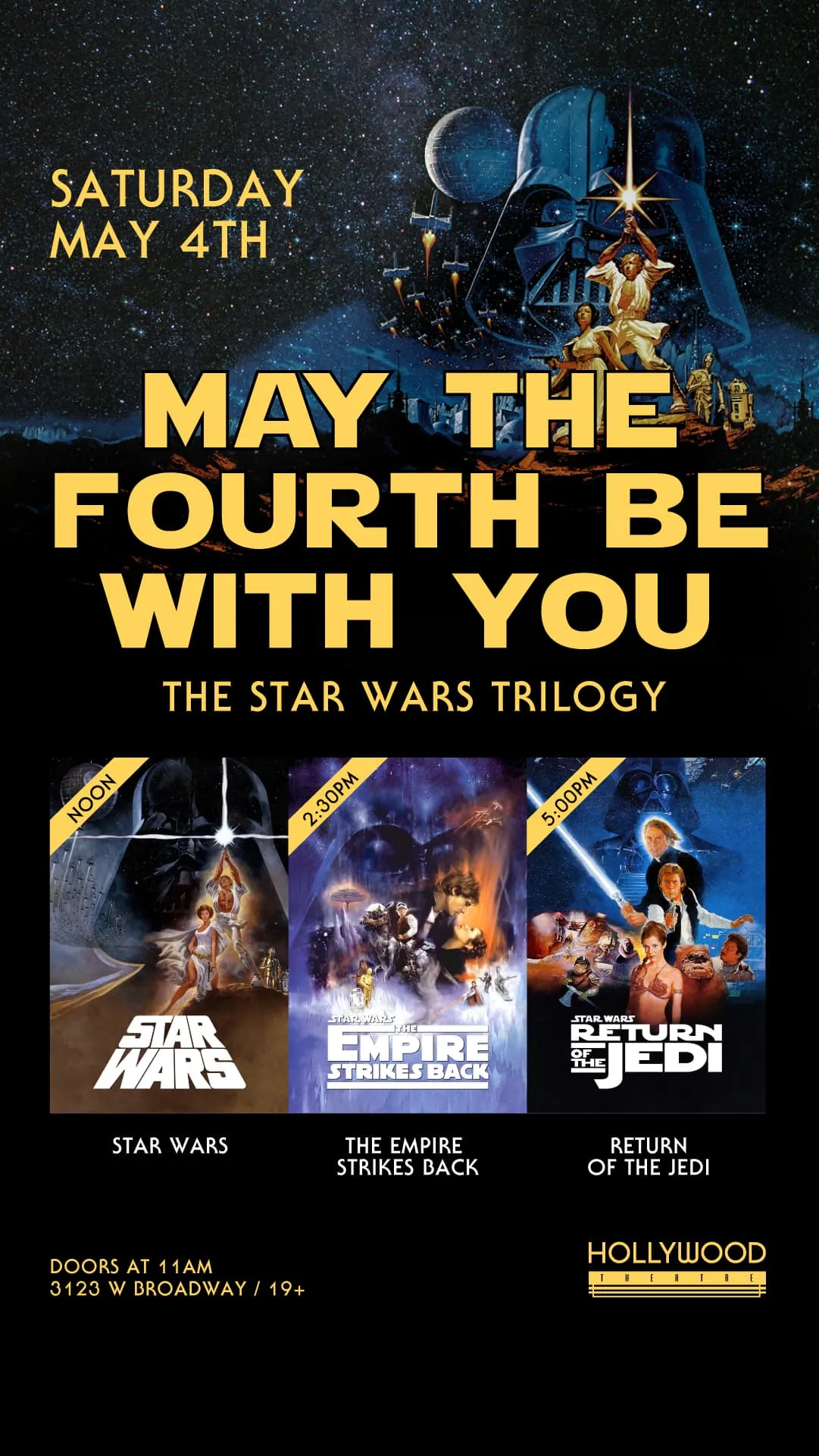 MAY THE FOURTH BE WITH YOU!