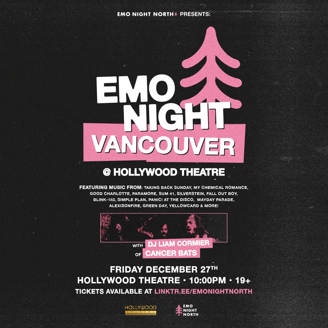 Emo Night Vancouver w/ DJ Liam Cormier of Cancer Bats