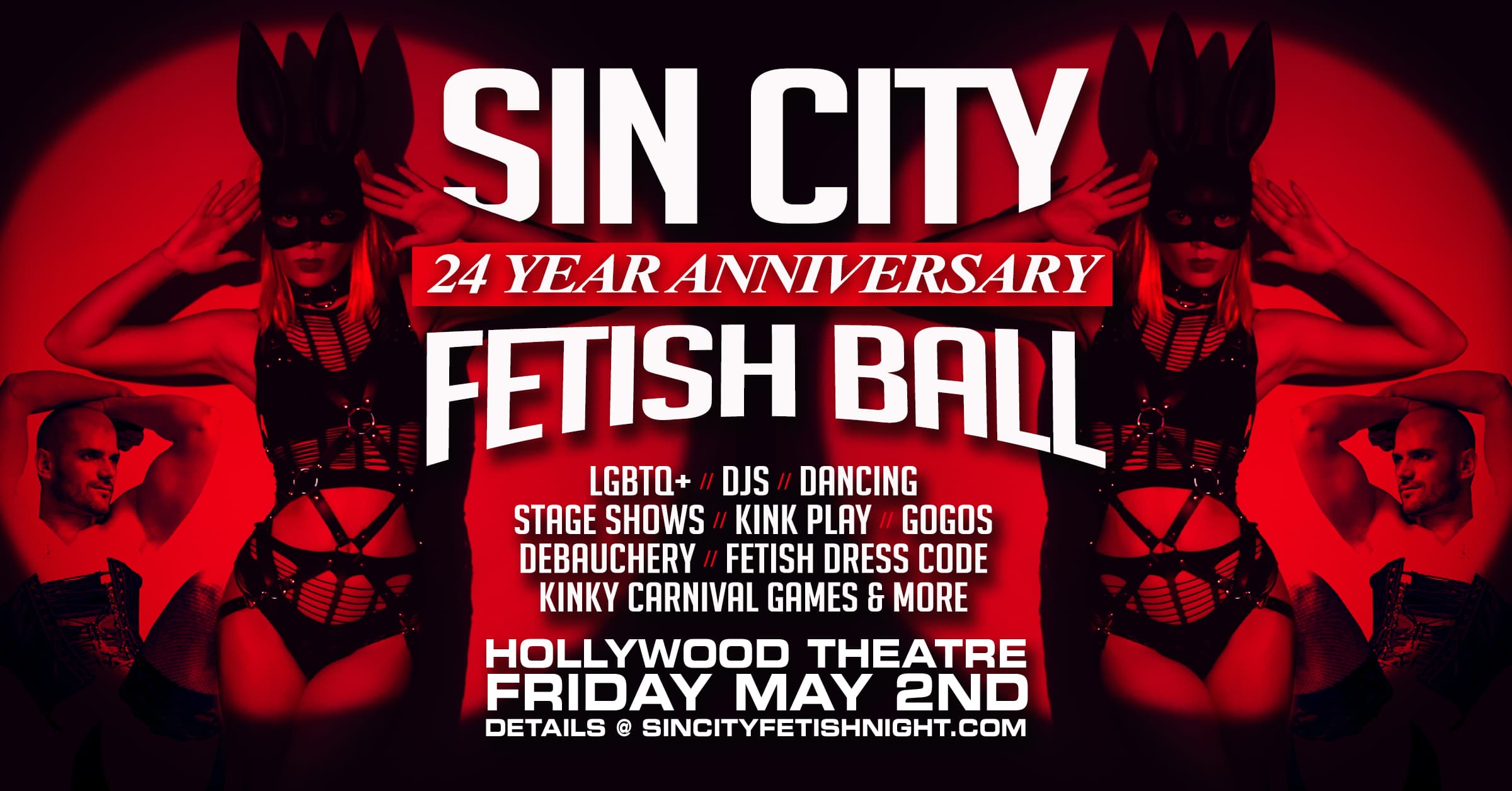 SIN CITY – 24 Year Anniversary Fetish Ball