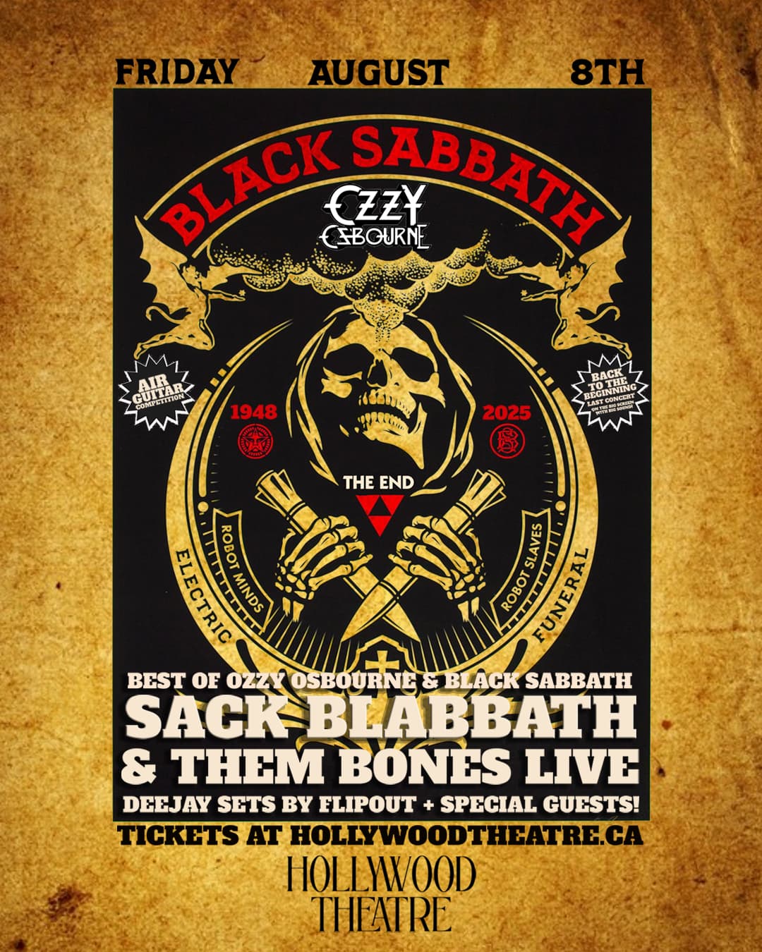 Black Sabbath x Ozzy Osbourne Night