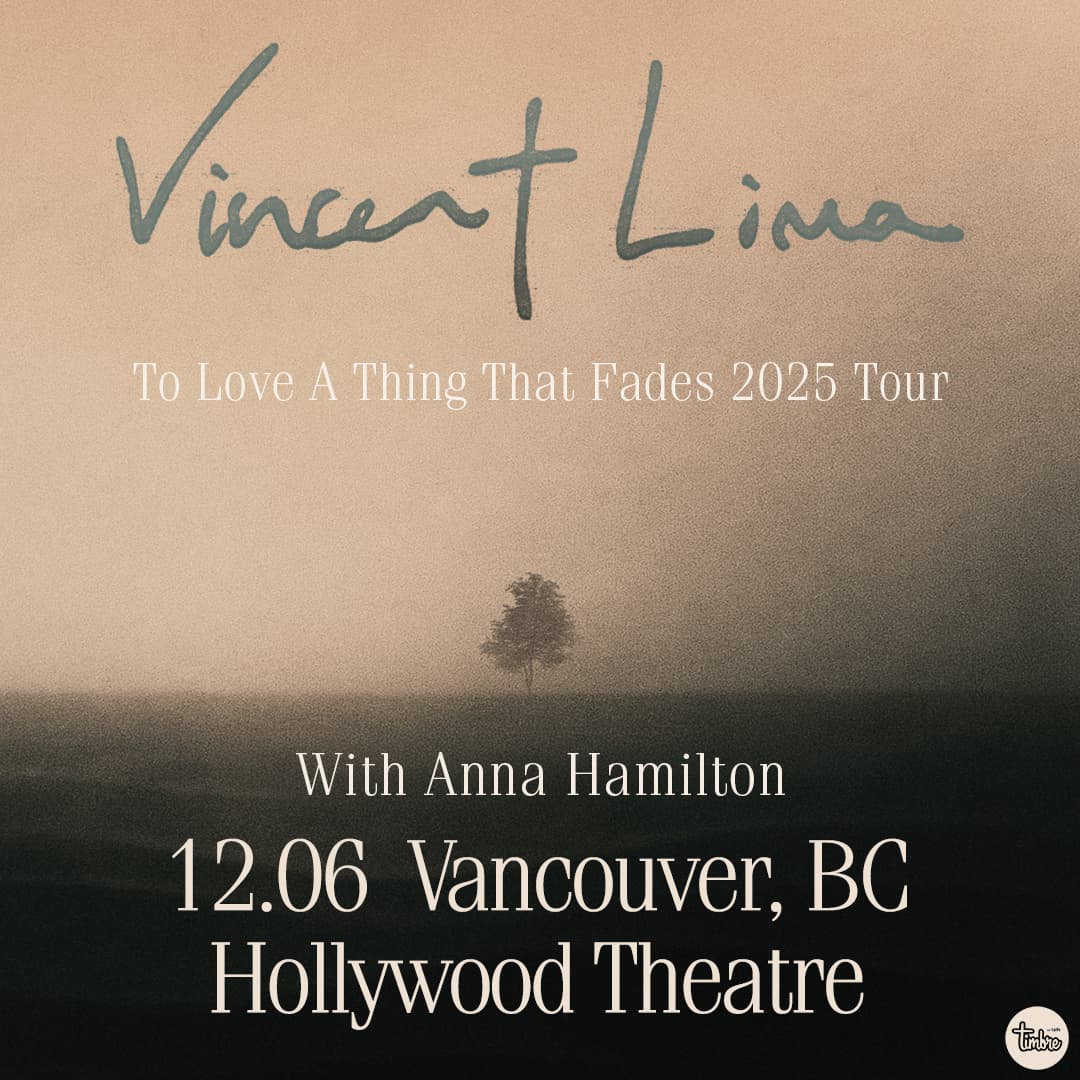 VINCENT LIMA - To Love A Thing That Fades 2025 Tour