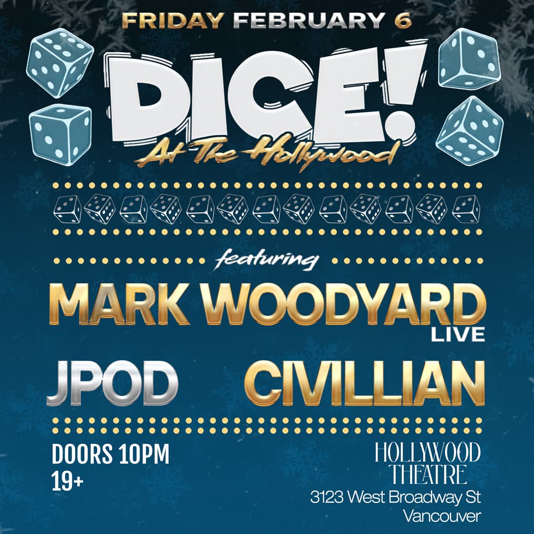 🎲 DICE at Hollywood Theatre 🎲 Mark Woodyard + Civillian 