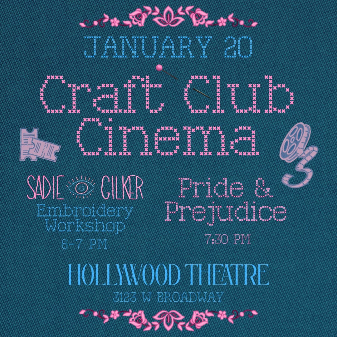 CRAFT CINEMA CLUB: PRIDE & PREJUDICE