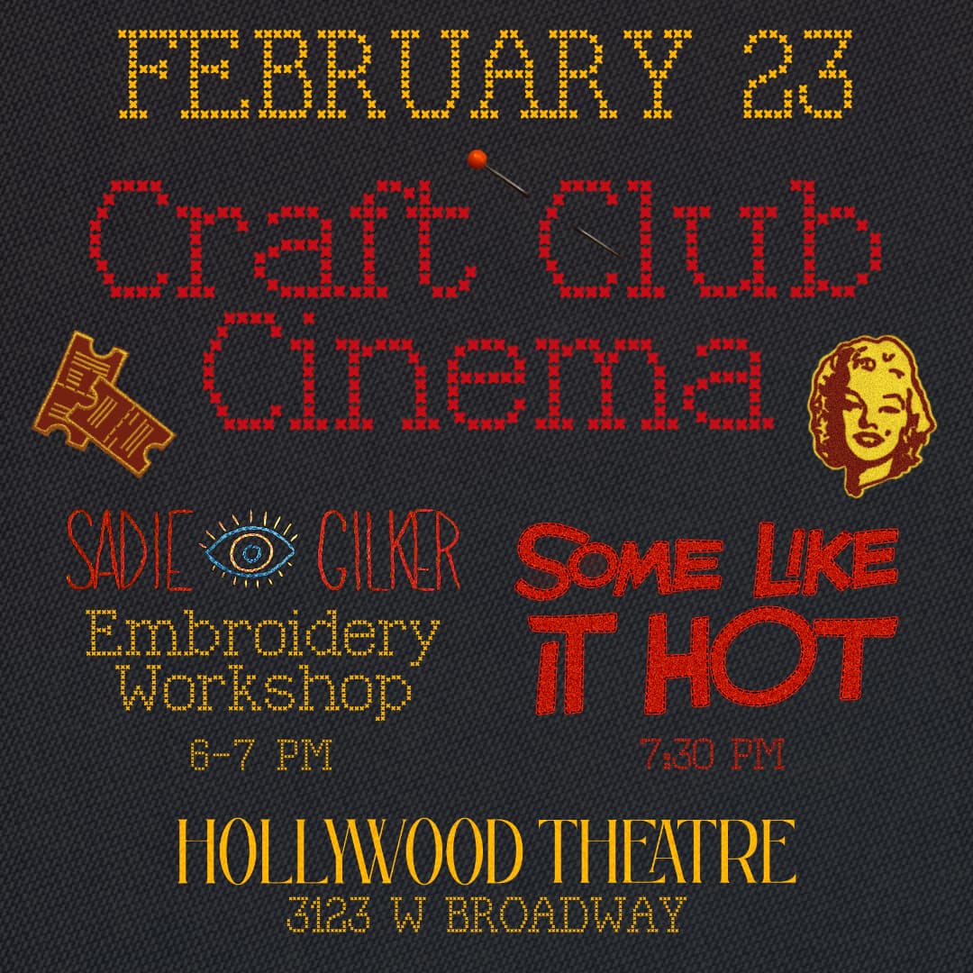 CRAFT CLUB CINEMA: SOME LIKE IT HOT