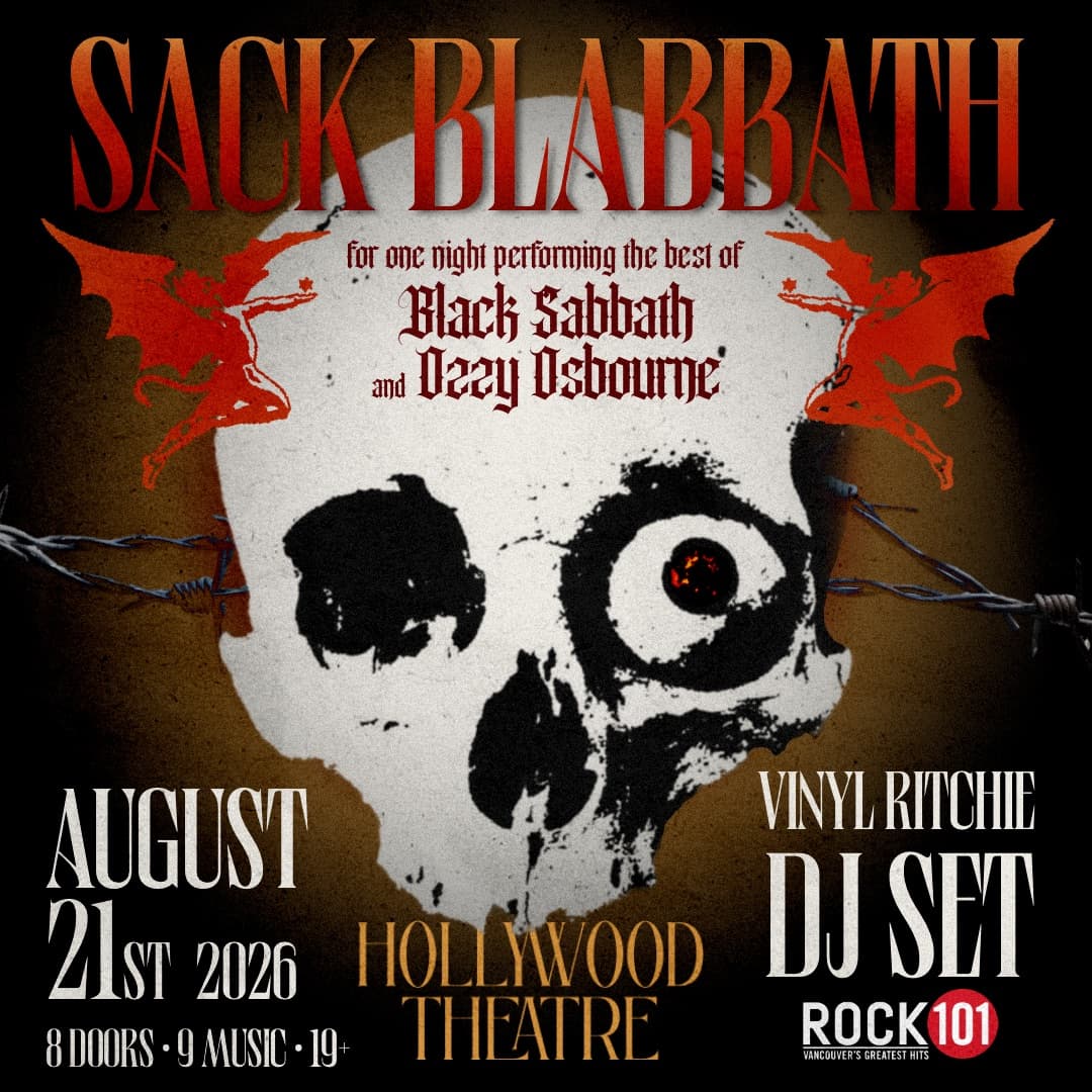 Rock 101 presents Ozzy Osbourne Night with Sack Blabbath and Vinyl Ritchie
