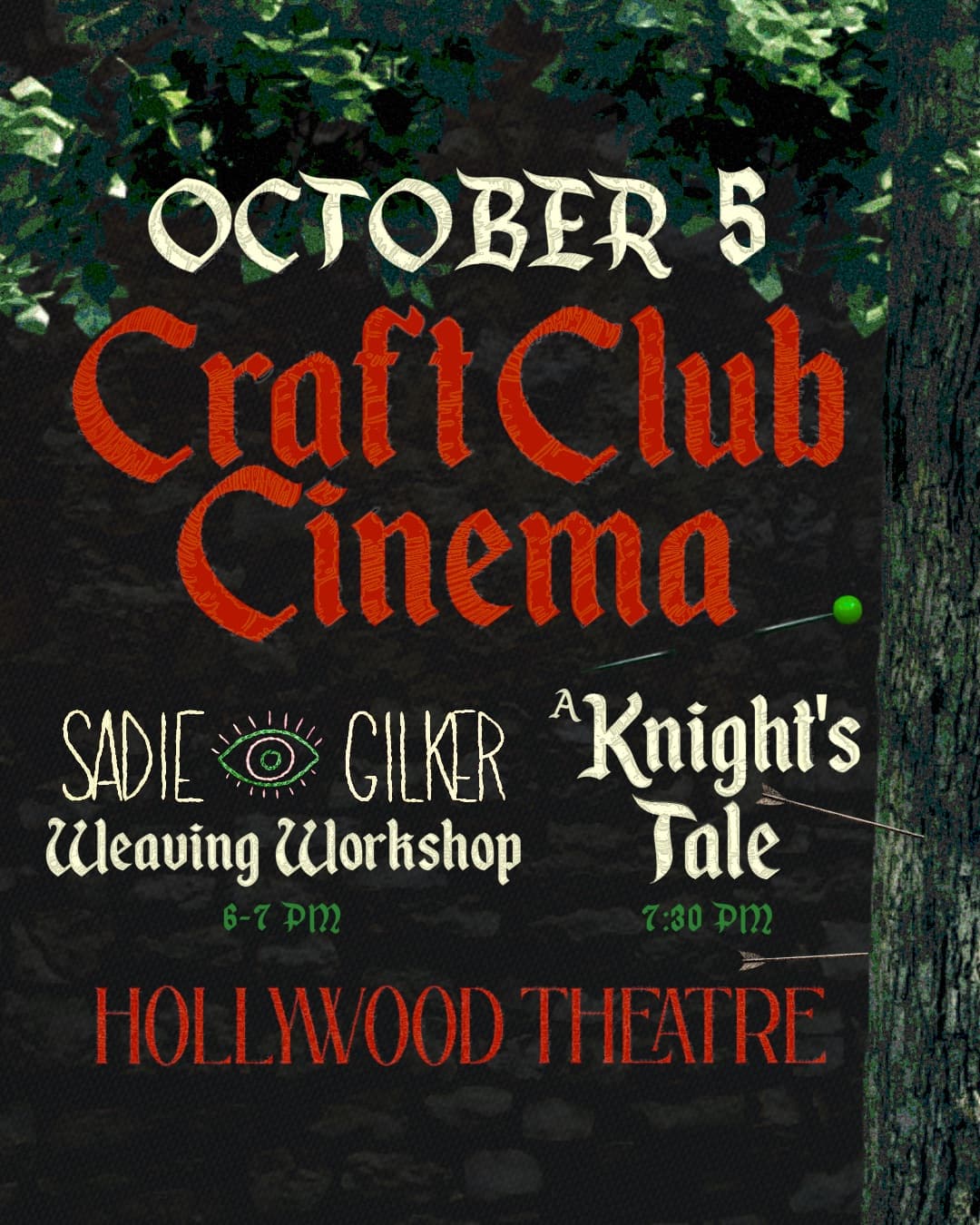 Craft Club Cinema: A Knight's Tale