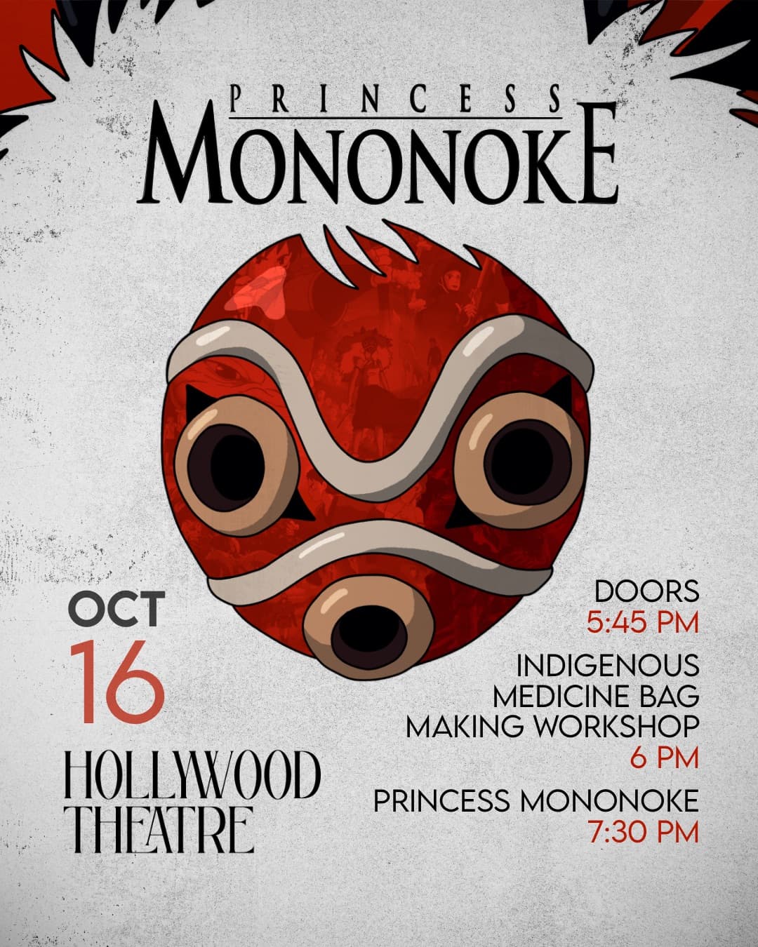 Princess Mononoke Screening and Indigenous Medicine Bag Making Workshop