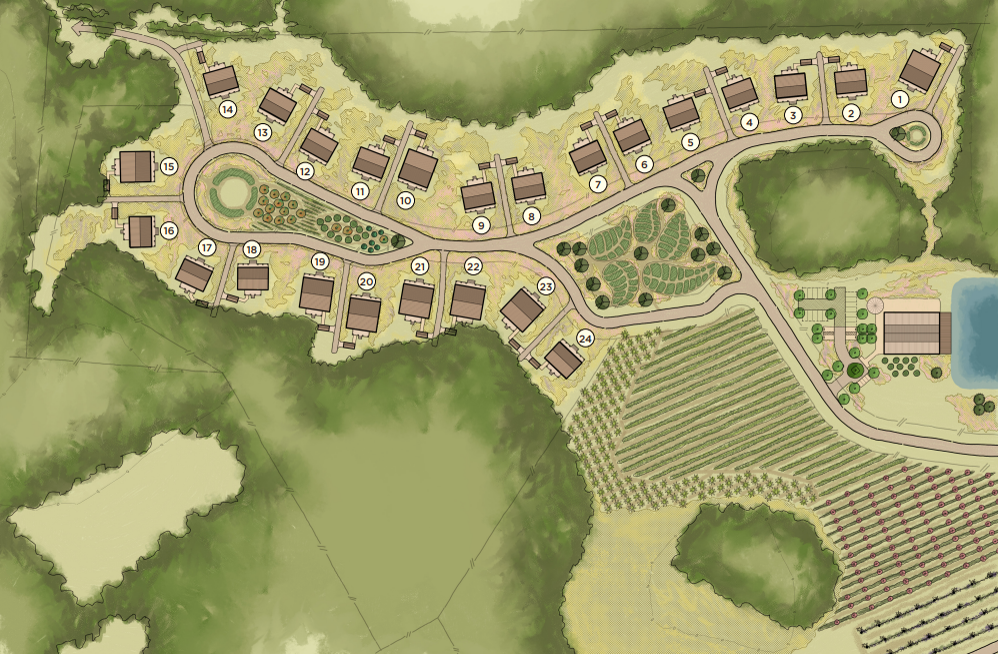 Farm at Okefenoke Folkston, GA concept land plan