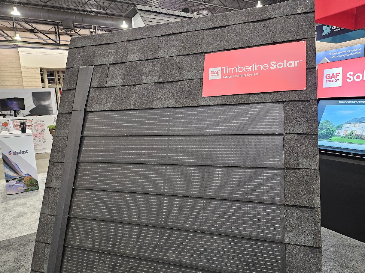 image of solar shingles
