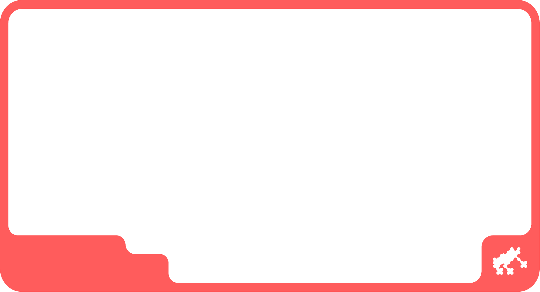 Red Video Border Frame