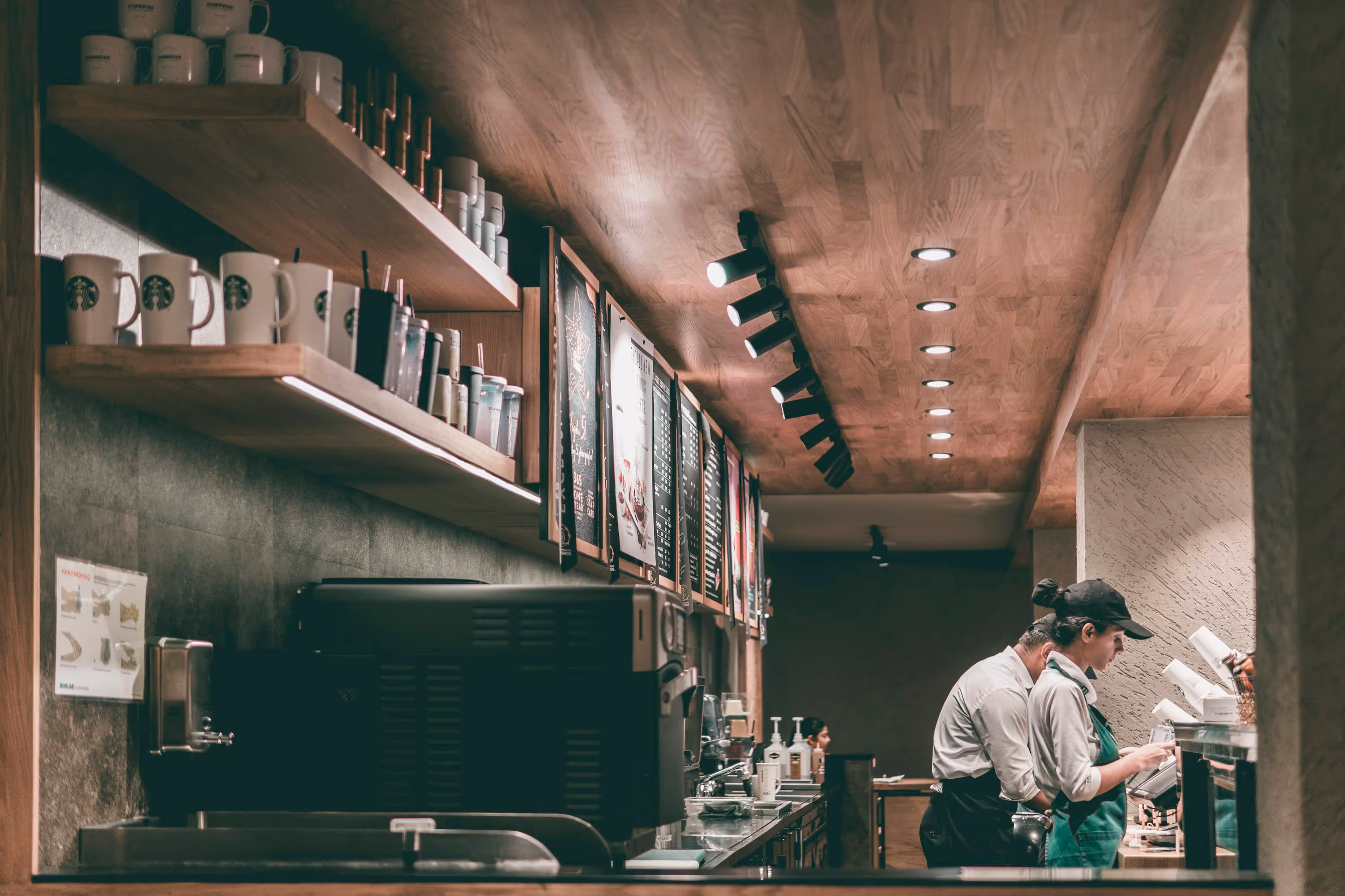 barista in coffee shop