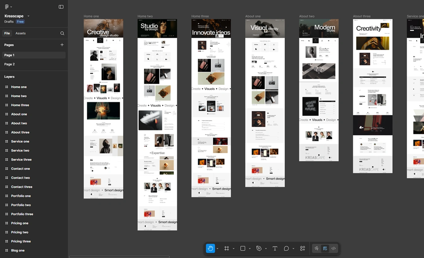 kreascape-landing-figma-image