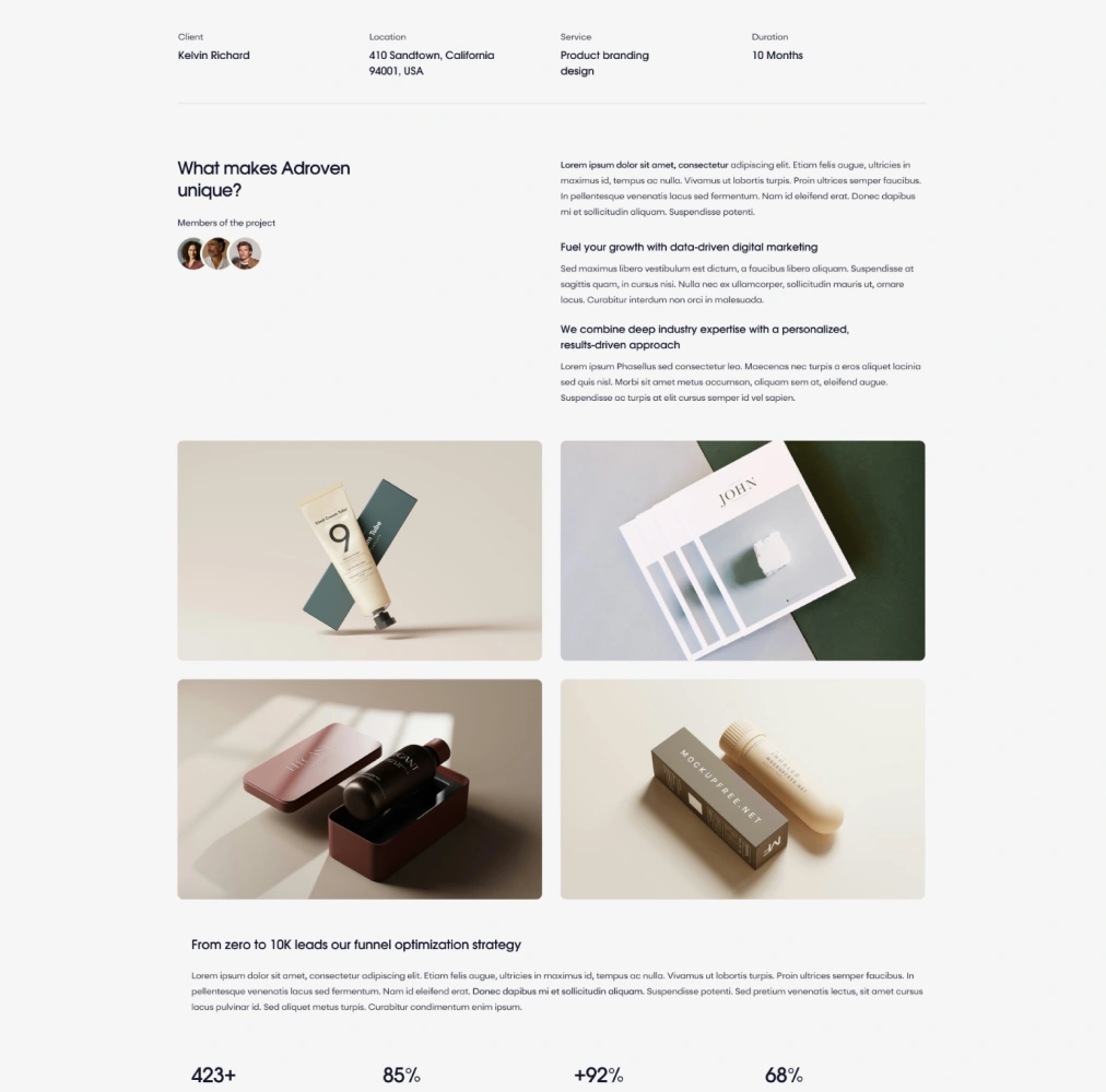 Adroven-landing-portfolio-details