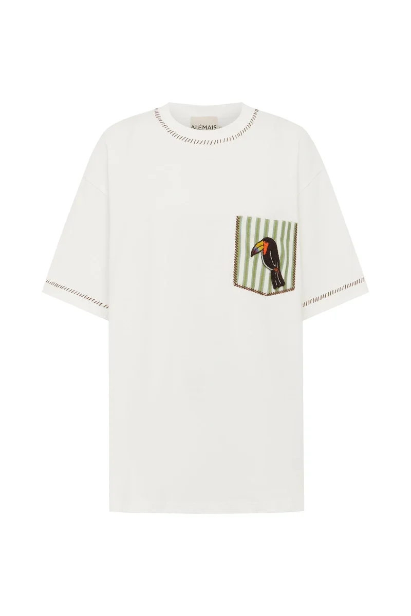 Toucan Tango Embroidered Pocket Tee