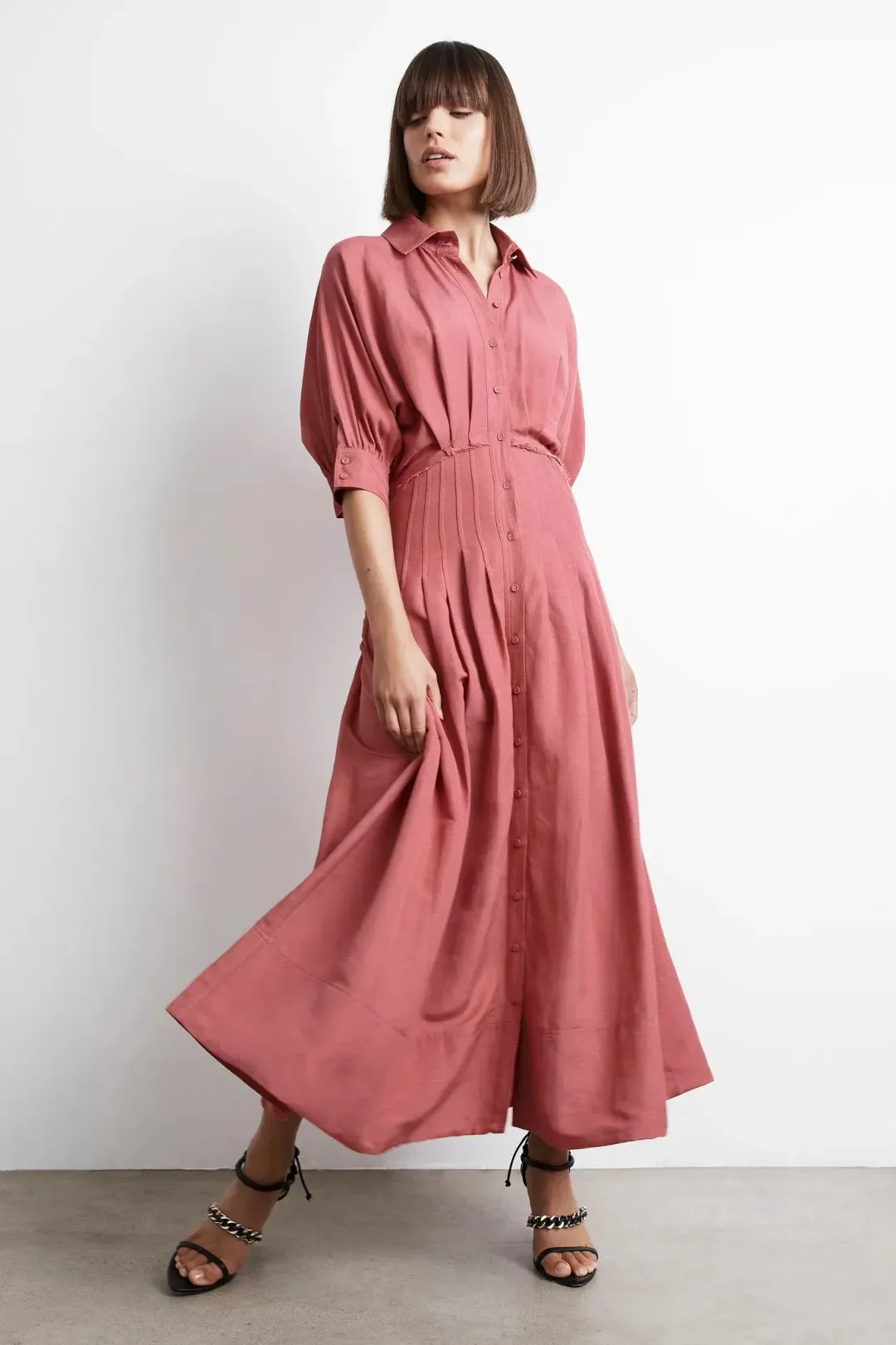 Nova Shirt Midi Dress