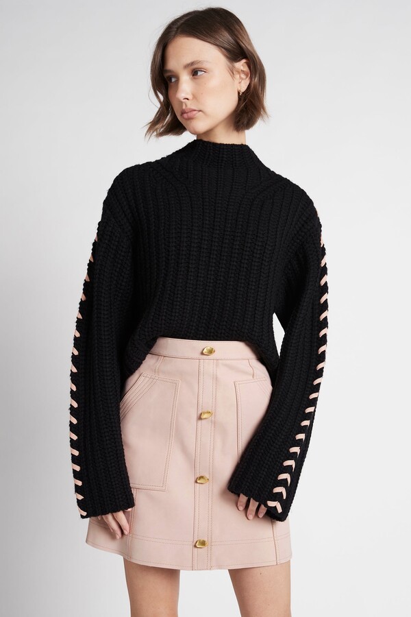 Delphine Funnel Neck Knit Jumper