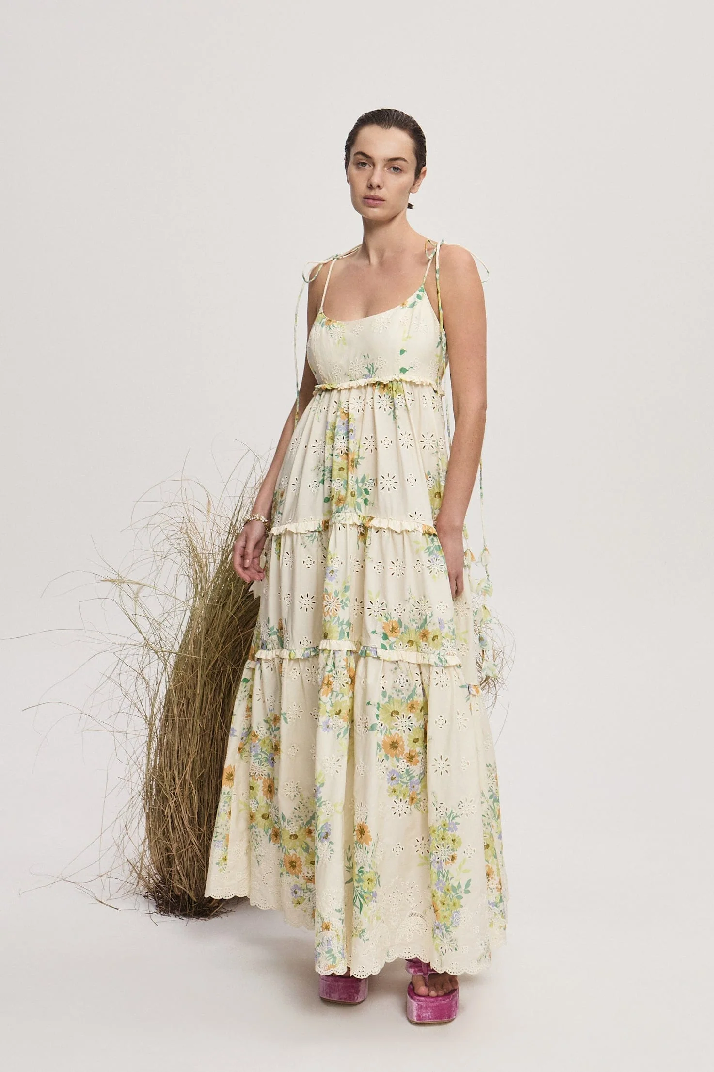 Juliette Tiered Midi Dress