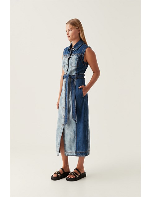 Darcie Denim Midi Dress
