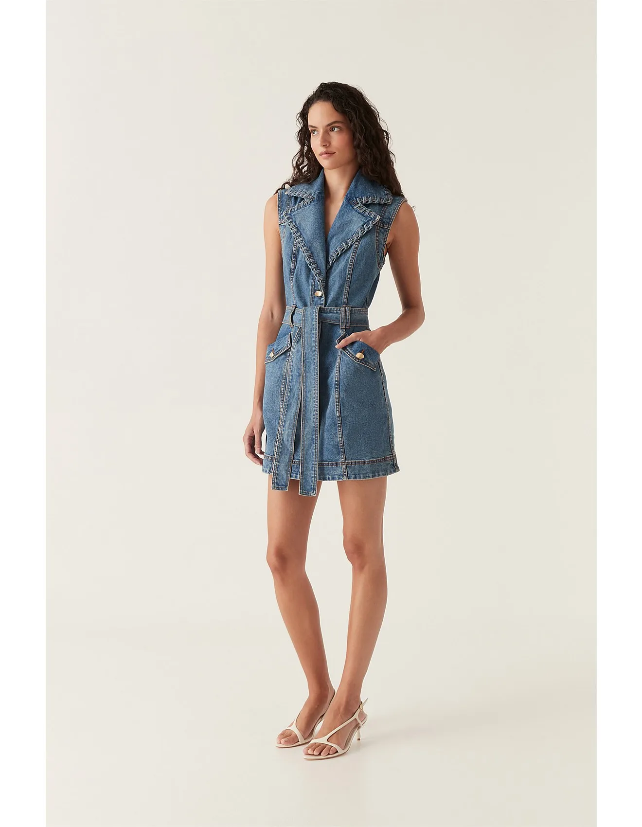 Balance Denim Mini Dress