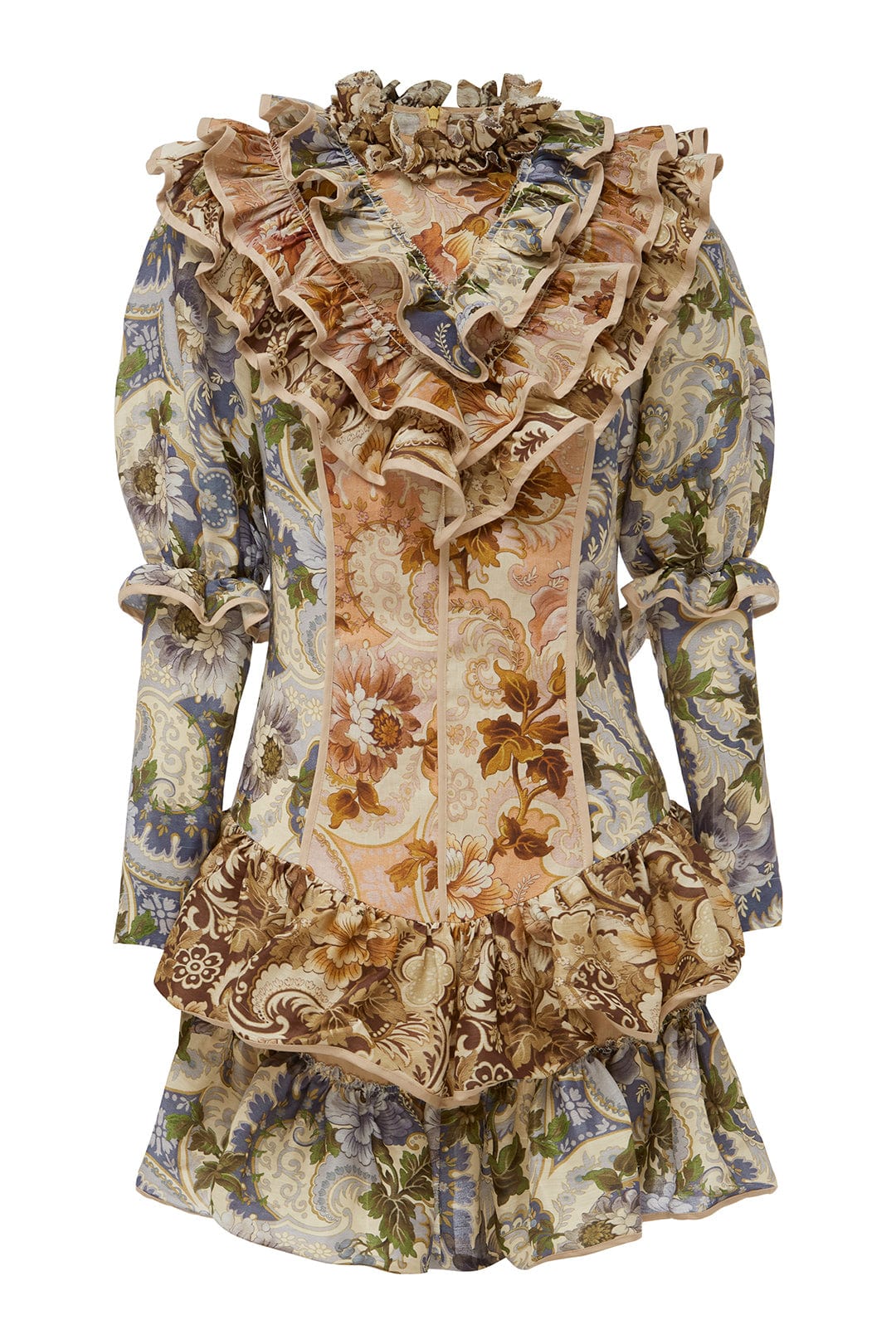 Phillipa Ruffle Neck Mini Dress