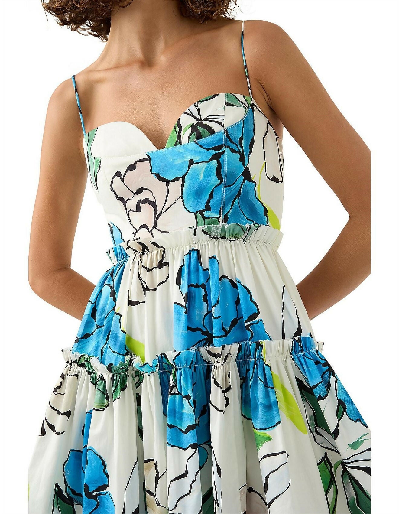 Maya Tiered Mini Dress