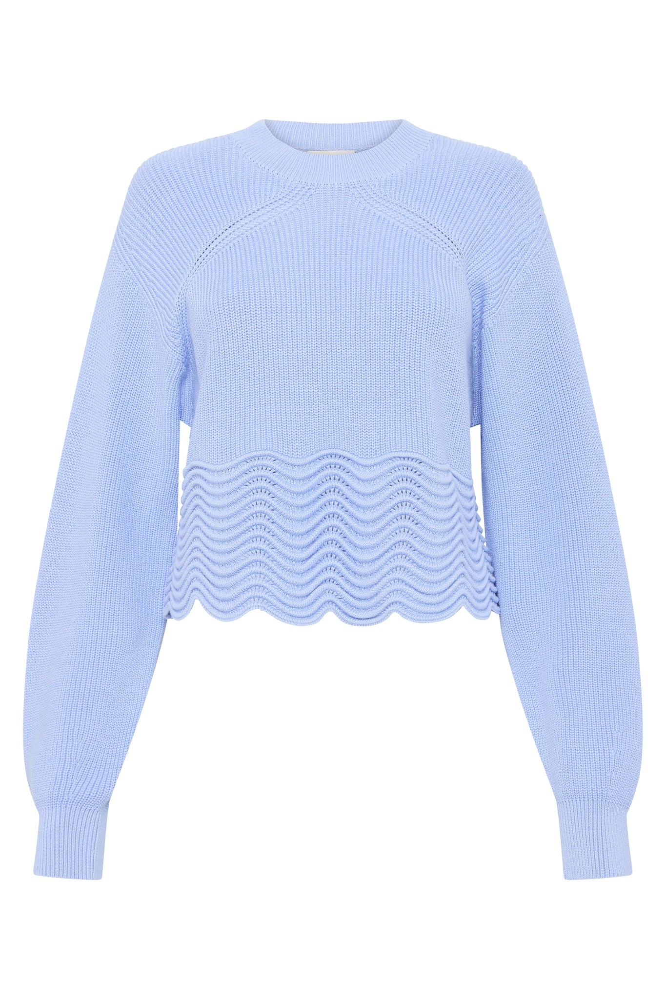 Cordelia Scallop Hem Jumper