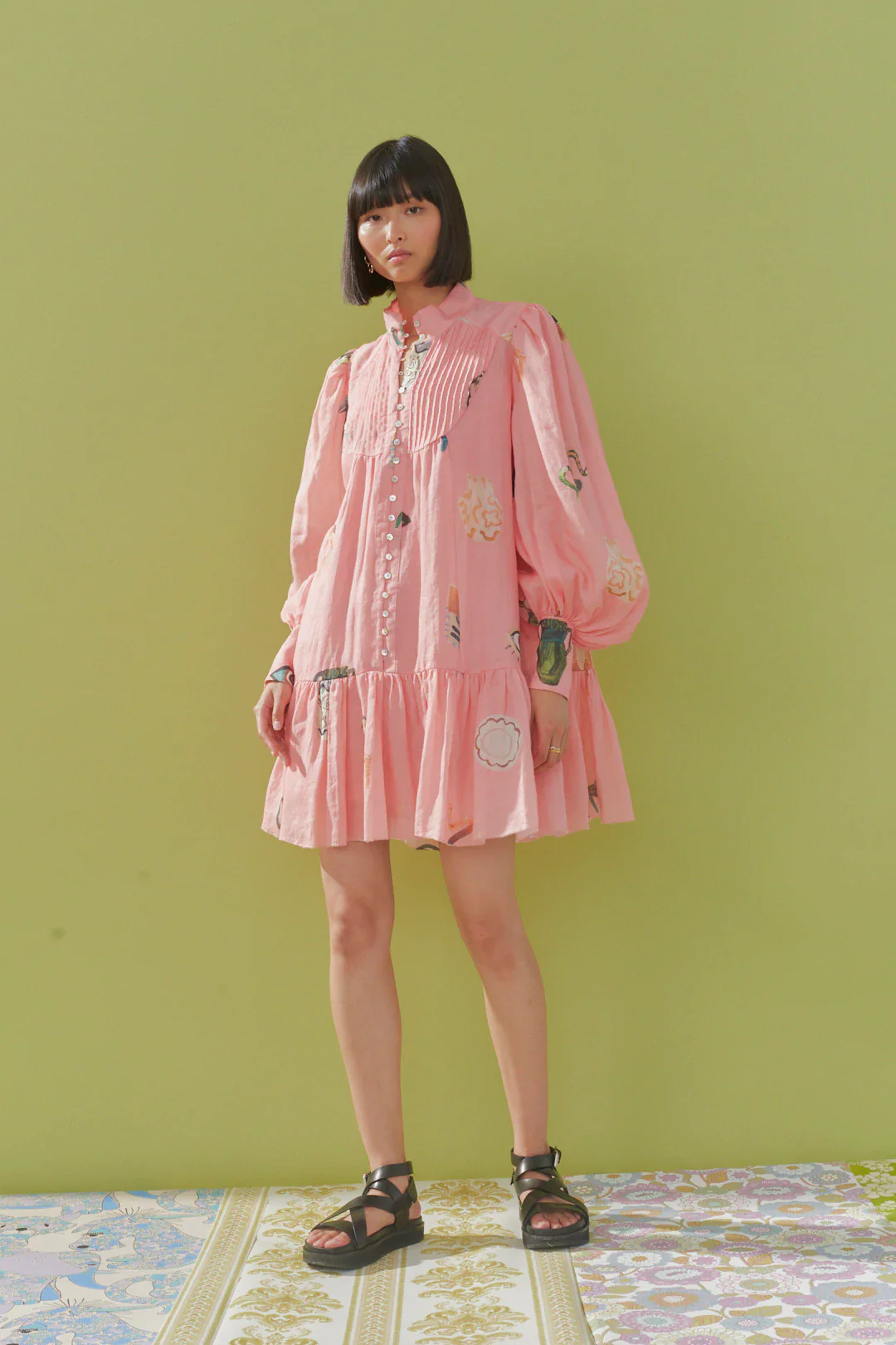 Cleo Smock Mini Dress