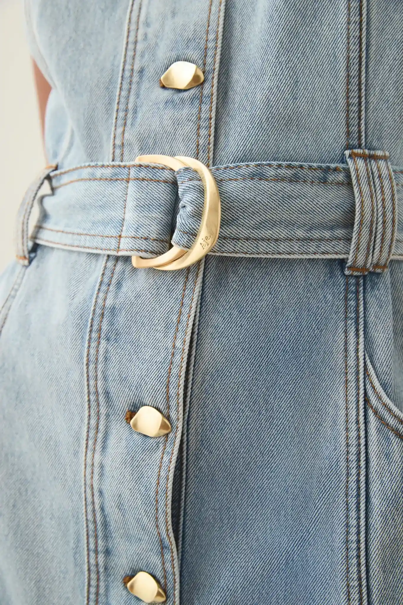 Aura Denim Midi Dress