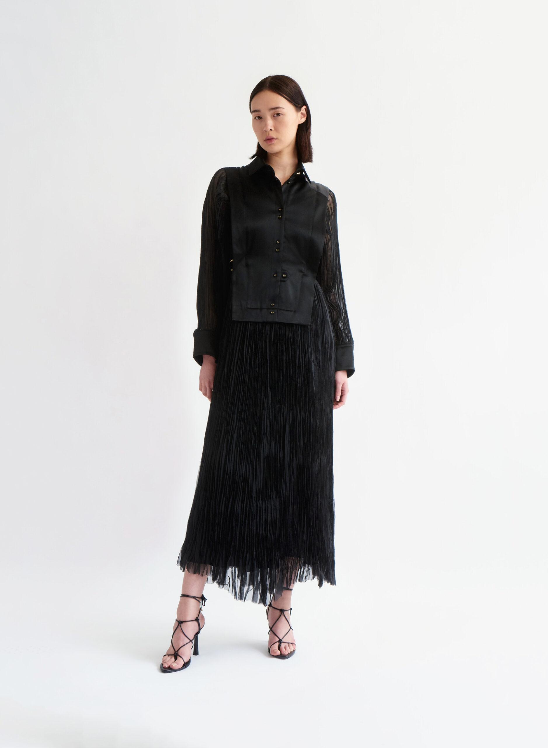 Aeriel Bib Front Maxi Dress