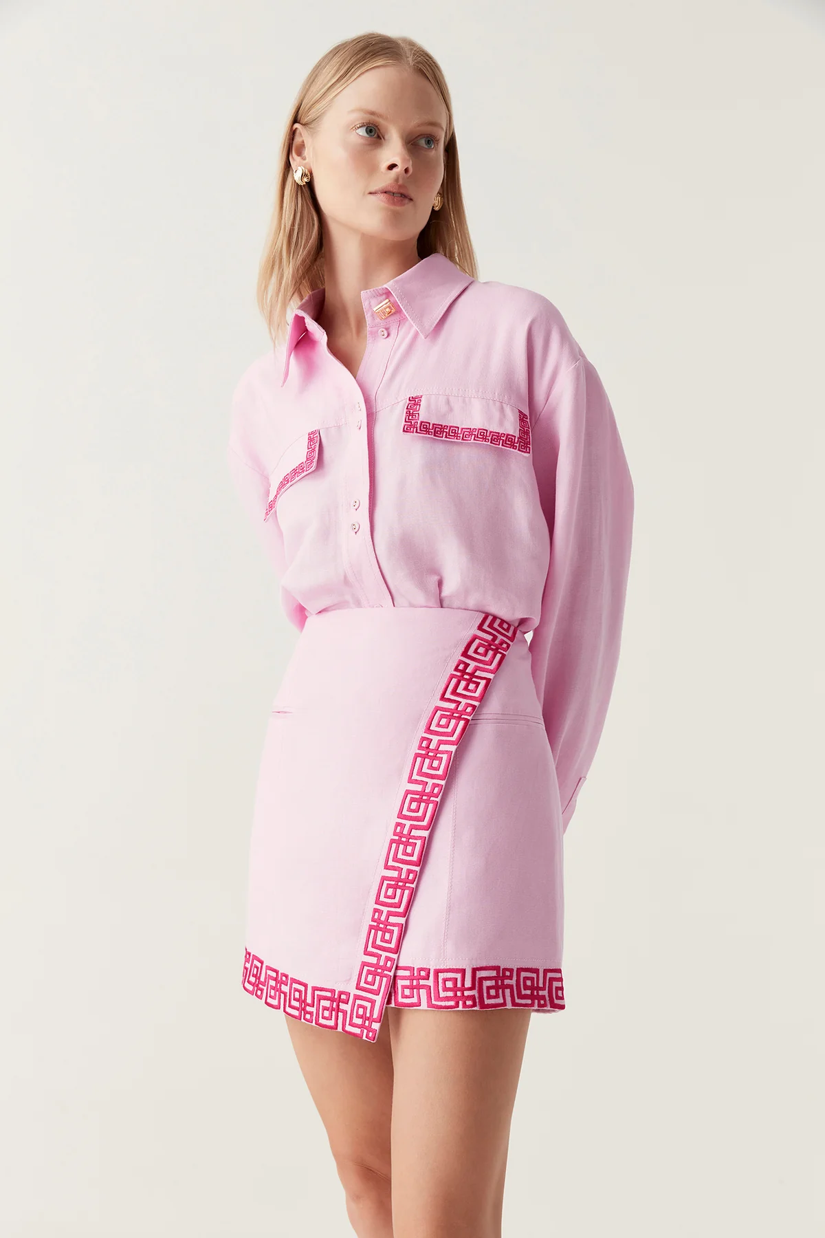 Voyager Embroidered Mini Skirt