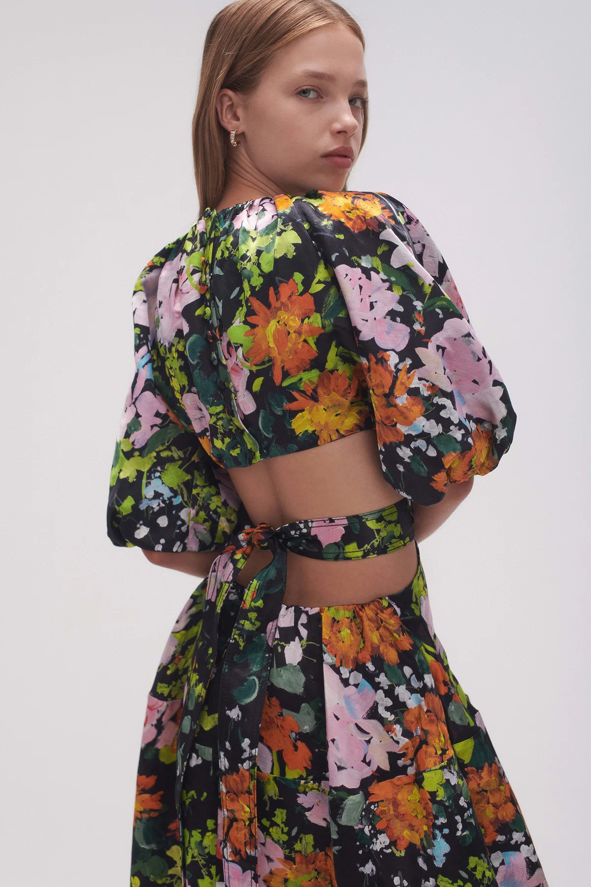 Mimosa Cutout Midi Dress