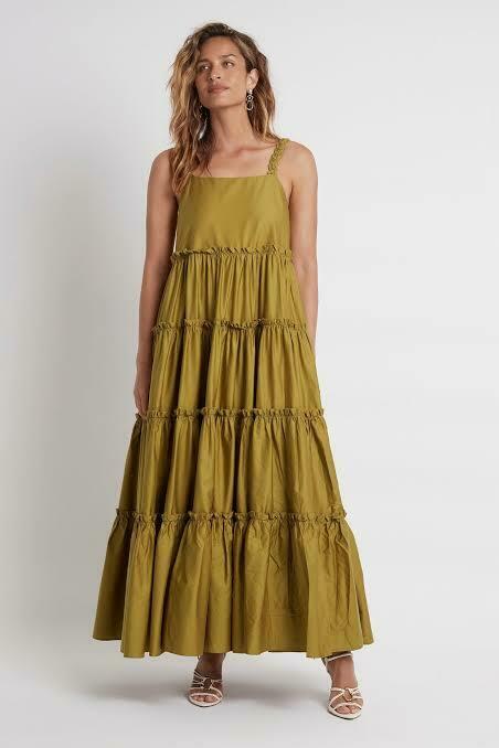 Casabianca Strap Maxi Dress