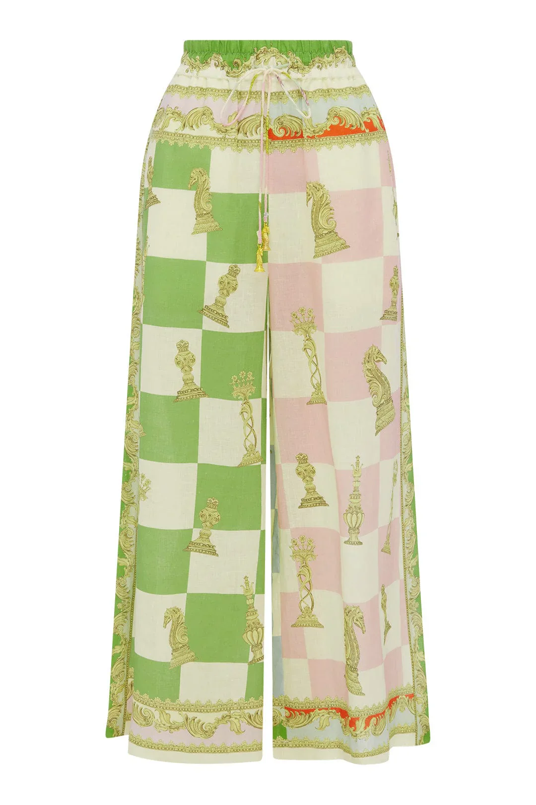 Checkmate Linen Pant