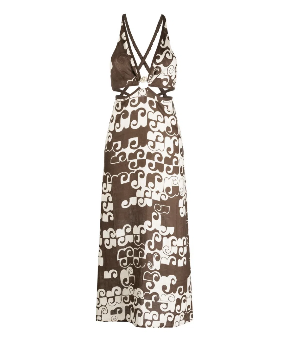 Maurice Cut Out Midi Dress