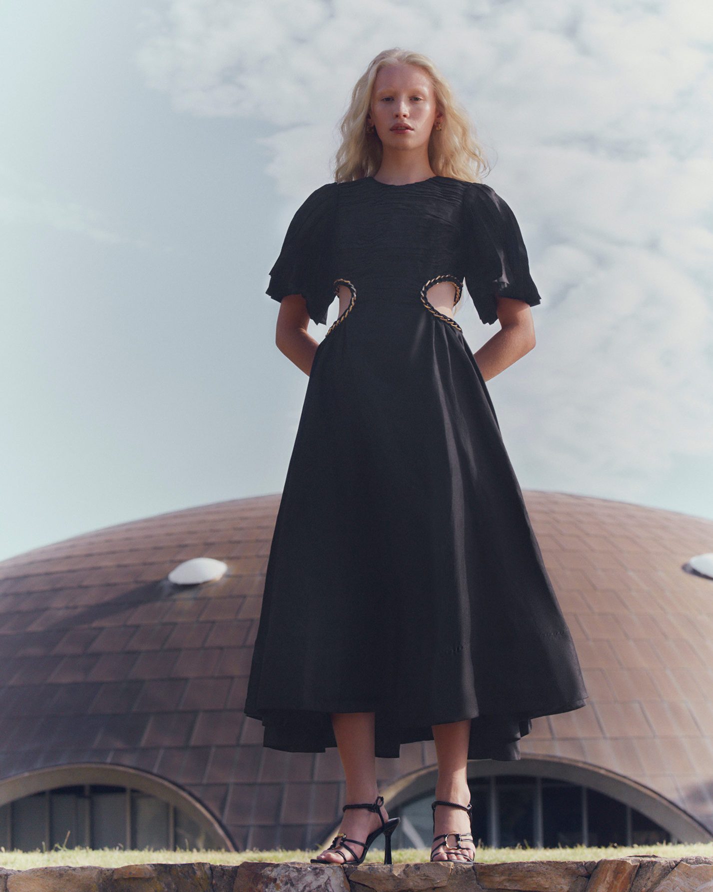Monica Chainlink Midi Dress