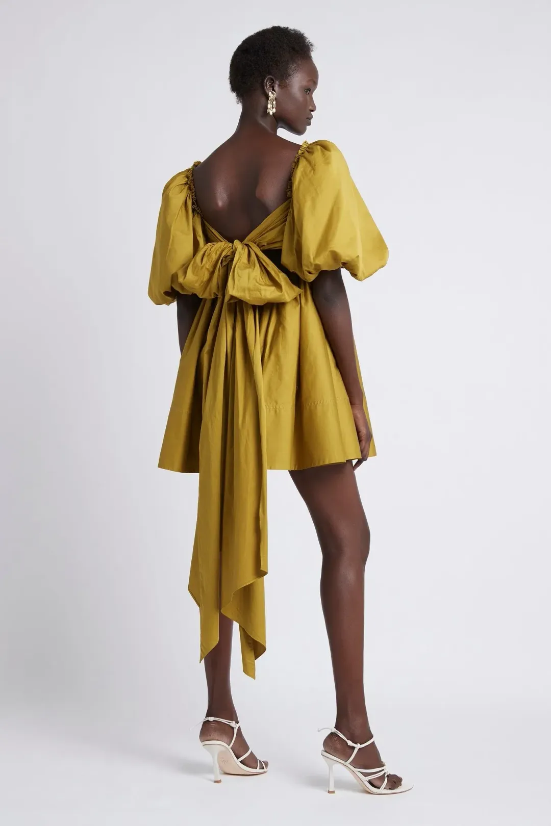 Casabianca Puff Sleeve Dress