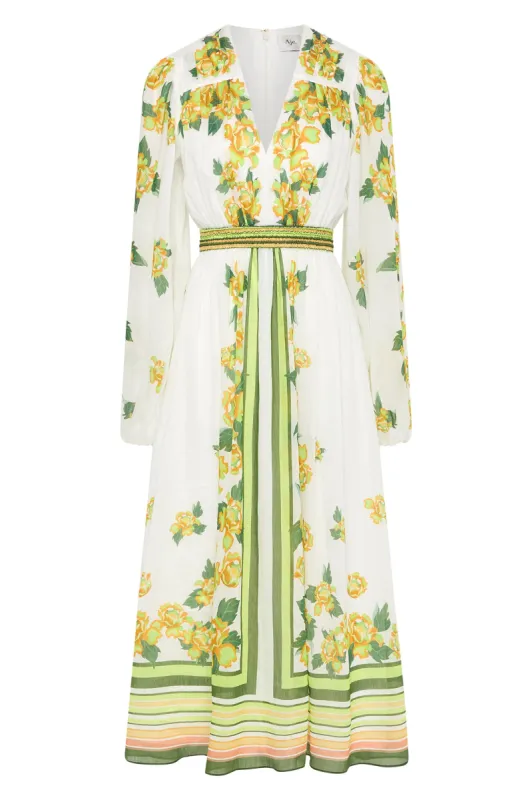 Secret Border Midi Dress